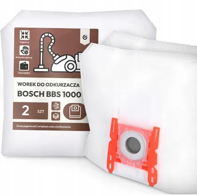 Produktbild von Bosch BBS 1000 Staubsaugerbeutel Synthetisch 2 Stück