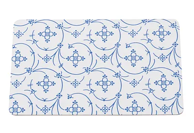 Obrázok produktu pre RICOLOR 12076 Raňajková doska Indian Blue HPL, 23,5x14,5cm, modrá/biela