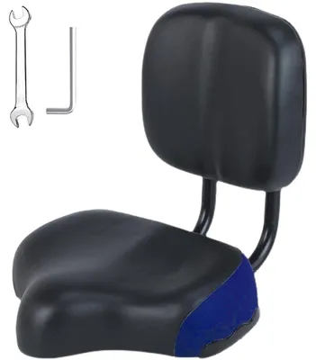 Obrázek produktu pro Velké sedlo na kolo - Nastavitelné - Ergonomický design - Polstrování z paměťové pěny