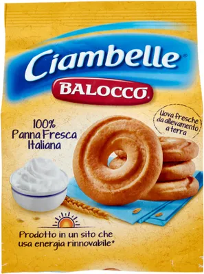 Image de Biscuits à la crème, type "ciambelle", 700g - Balocco