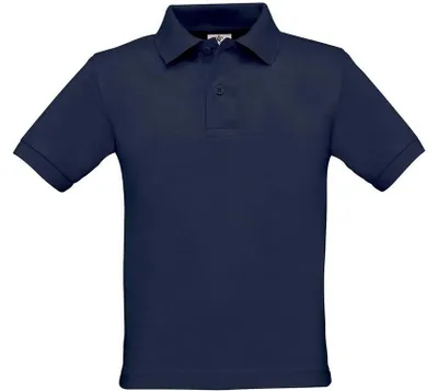 Produktbild von Kinder-Poloshirt, Kurzarm - B&C SAFRAN/K - navy - Größe 7/8