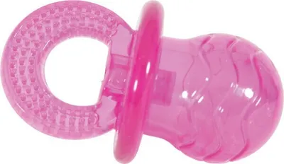 Immagine prodotto di Ciuccio giocattolo per cani TPR POP PACIFIER 10cm rosa Zolux