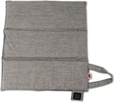 Produktbild von Wärmekissen 40 x 44 cm grau/Schwarz | Faltbares Sitzkissen