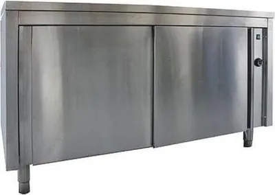 Obrázok produktu pre Vykurovacia skriňa KBS 2000x600x850 mm bez podstavca s posuvnými dverami z nehrdzavejúcej ocele