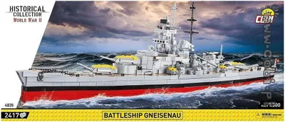 Productafbeelding van COBI Slagkruiser Gneisenau, constructiespeelgoed, (schaal 1:300)