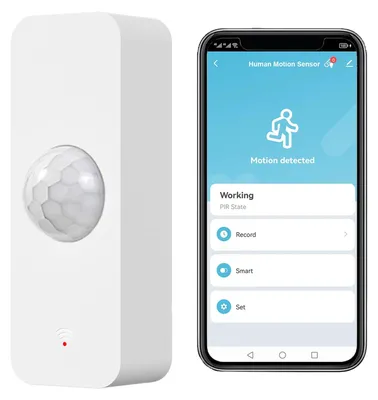 Immagine prodotto di Sensore di movimento - Wireless - Rilevamento 128° - Zigbee - Bianco