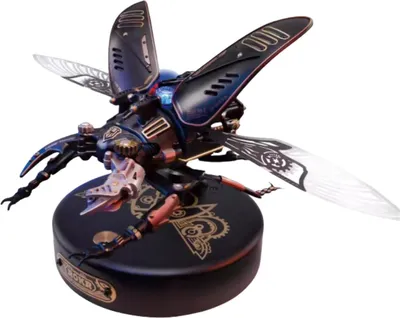 Obrázok produktu pre Mechanická stavebnica Storm Beetle 3D so 115 dielikmi, pohyblivý steampunkový hmyz so zvukom a svetlom, hračka pre domácich majstrov od 14 rokov