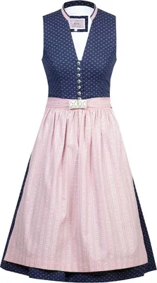Produktbild von Dirndl Lisa 65er Länge blau rosa 34