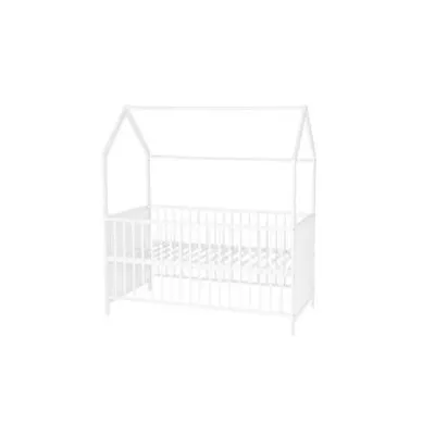 Produktbild von kindsgard Hausbett dromjehus 70 x 140 cm weiß