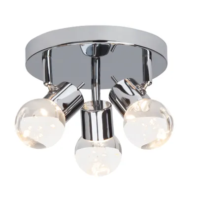 Image de Spot rond Brilliant Lastra LED 5 W RO 3, 3 ampoules ; G38134/15