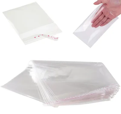 Produktbild von Transparente selbstklebende Beutel 8 x 11 cm - 1000 Stück