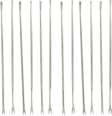 Image de Lot de 12 fourchettes à crustacé en acier inoxydable 18,5 cm Fackelmann