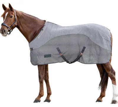 Produktbild von Waldhausen Fliegendecke Fleece Comfort Grau 155 cm