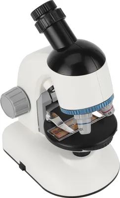 Zdjęcie produktu dla 40X-1200X Kids Microscope with 360 Rotation Head Educational Toy for Children BeginnersWhite