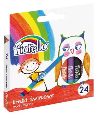 Image de Crayons de cire /24 pièces/ Fiorello 170-1386