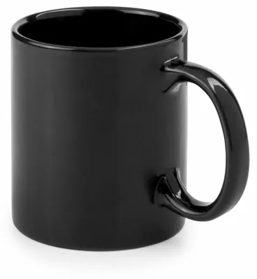 Produktbild von Bellatio Design Becher/Tassen - Keramik - schwarz - 370 ml