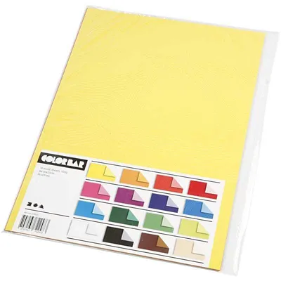 Produktbild von Farbbalkenpapier Farbe A4 100gr, 16 Blätter