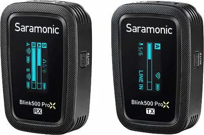 Produktbild von Saramonic Blink500 Pro B1, 100 m, Omnidirektional, 50 - 18000 Hz, Bodypack-Empfänger, Taschensender, 2400 MHz