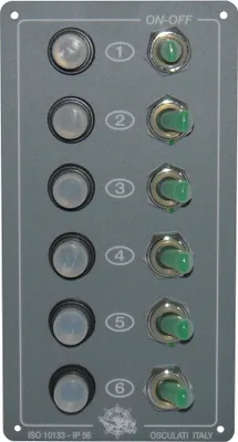 Zdjęcie produktu dla Elektryczny panel sterowania Elite 6 przełączników
