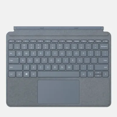 Produktbild von Typ Abdeckfläche Go 2 Signatur - AZERTY Tastatur - Eisblau