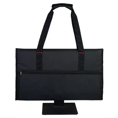 Immagine prodotto di Omgoods - Borsa da scrivania da 24 pollici - Custodia portatile per monitor con supporto per tastiera e mouse