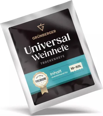 Zdjęcie produktu dla Grünberger Universal Drożdże winne Drożdże suszone na 10–50 l wina Grunberger PREMIUM
