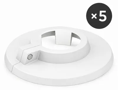 Produktbild von BADfabrik24 Rosette RKW 3/4-28mm, weiß, Kunststoff 5 Stück, KI-generiertes Bild