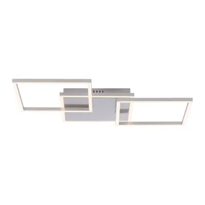 Produktbild von LED Deckenleuchte, stahlfarben, Quadrat schwenkbar, H 7,3 cm