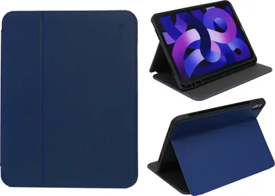 Produktbild von Pomologic BookFolio - Schutzhülle für iPad Air 10,9" 4/5G (Marineblau)