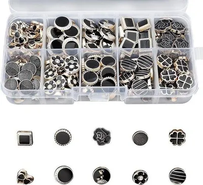 Image de Boutons en perles, 100 pièces, blancs, pour le bricolage vestimentaire