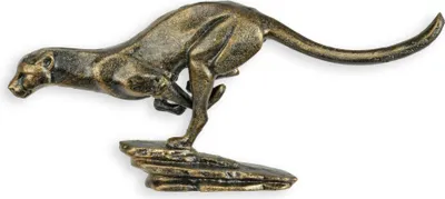 Produktbild von Figur rennender Panther Gusseisen Replikat Retro Design Dekoration