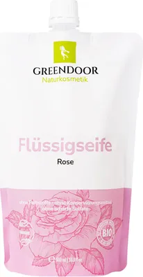 Produktbild von GREENDOOR Flüssigseife Nachfüllpackung Rose