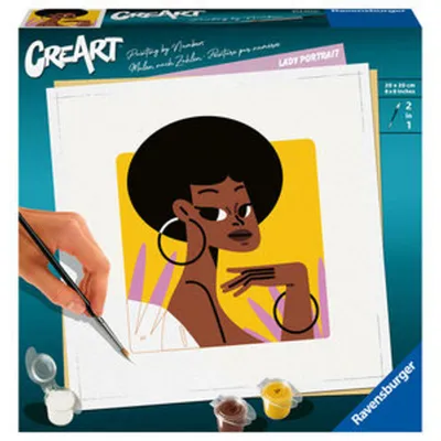 Produktbild von Ravensburger CreArt - Malen nach Zahlen 23669 - Damenportrait - ab 12 Jahren
