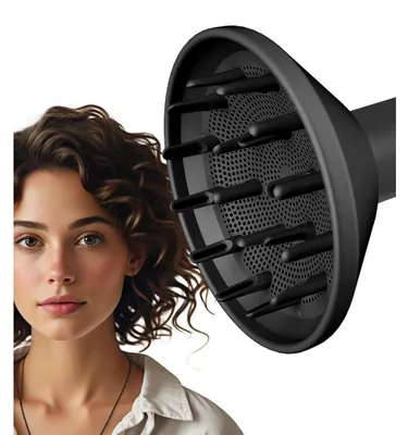 Produktbild von INF Locken-Diffusor-Düse kompatibel mit Shark FlexStyle – volumensteigernder Quick-Dry ABS-Diffusor Schwarz