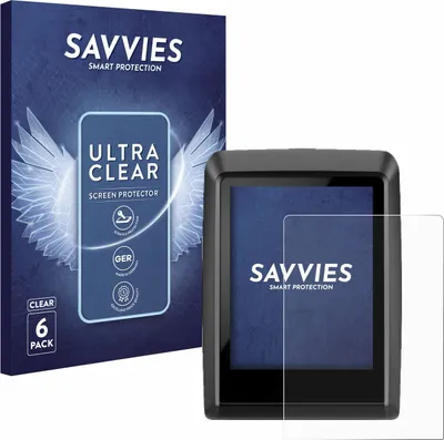 Produktbild von 6x Für Bosch Kiox 500 Schutzfolie Savvies Displayschutz Display Schutz Folie Klar Transparent
