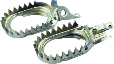 Produktbild von SCAR Fußrasten Anti-Schlamm Titan 60 mm breit 18 Zähne