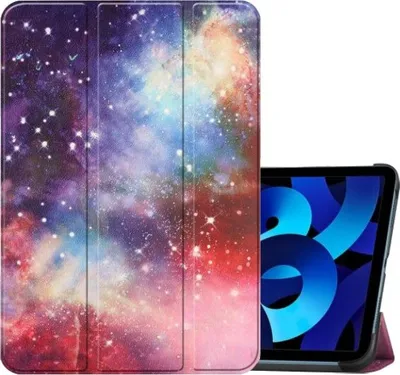 Image de Housse pour iPad Pro11" avec fonction de mise en veille Motif Galaxy durable
