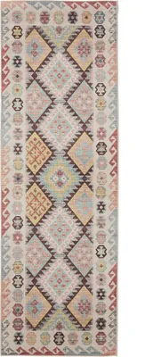 Imagen del producto de Alfombra lavable Interiyou, diseño Gent, multicolor, 80x240 cm