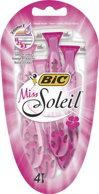 Immagine prodotto di Bic 8897253 Rasoio monouso BIC Miss Soleil, per donna, confezione da 4 pz