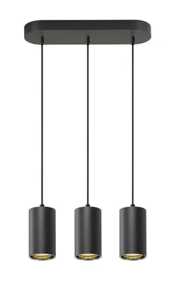 Imagen del producto de SLV 1006435: Lámpara colgante ASTO, con tres focos, casquillo GU10, longitud del cable: 250 cm, color: