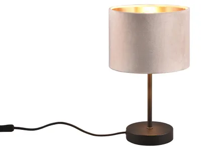 Immagine prodotto di Lampada da tavolo con paralume Julieta color crema e nero, 1xE27x40W, tessuto, dimensioni: 33x20x20 cm, IP20, Trio