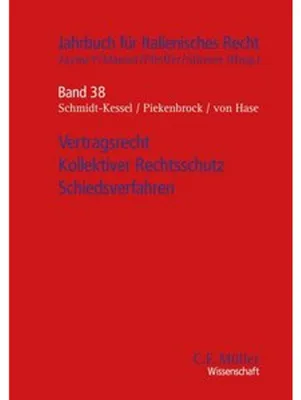 Obrázok produktu pre Vertragsrecht - Kollektiver Rechtsschutz - Schiedsverfahren