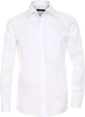 Produktbild von Casa Moda - Comfort Fit - Bügelfreies Herren Business langarm Hemd verschiedene Farben (006050), Größe:48, Farbe:Weiß (0)