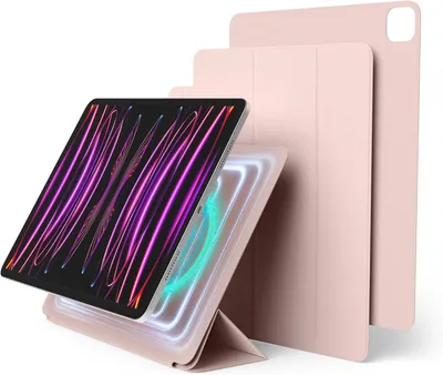 Produktbild von Elago Magnetic Folio Case für iPad Pro 12,9'' (4., 5., 6. Generation) / iPad Air 13'' (M2) Sandrosa