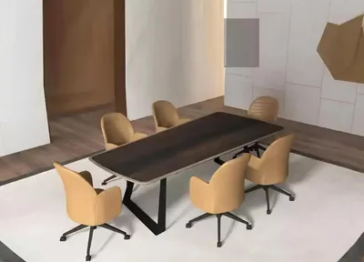 Image de Mobilier de bureau Tables Design Tables de réunion Aménagement de table