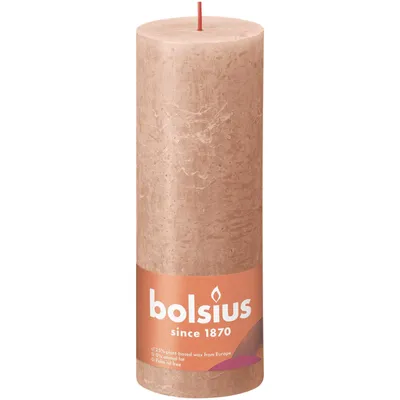 Produktbild von Bolsius Bolsius Stumpenkerze Creamy Caramel Oslash; 68 mm Höhe 19 cm 85 Brennstunden