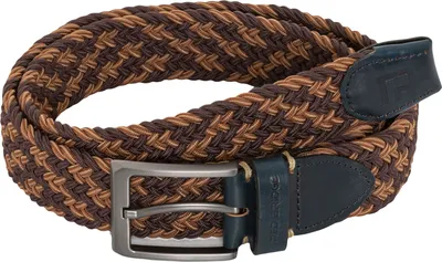 Produktbild von Red Bridge Herren Gürtel Geflochten mit Leder Camel-Braun 95