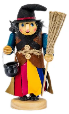 Produktbild von Kaladia Räucherfigur Hexe - ca. 22cm - Räucherkerzenhalter - für Räucherkerzen der Größe M (Standard) - 30271-22