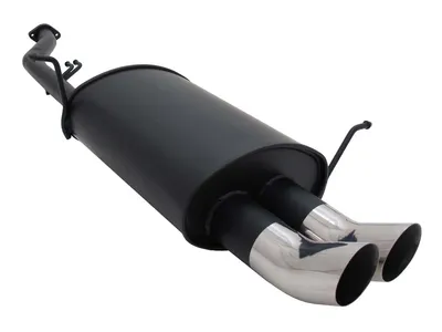 Produktbild von Novus Sportauspuff für BMW E36 Compact 316i 2x76mm DTM Endschalldämpfer mit ABE