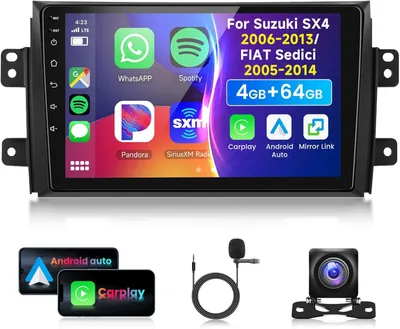 Produktbild von Android 15 Autoradio – 2-DIN Multimediasystem – Autoradio – Einbauradio – Navigationssystem